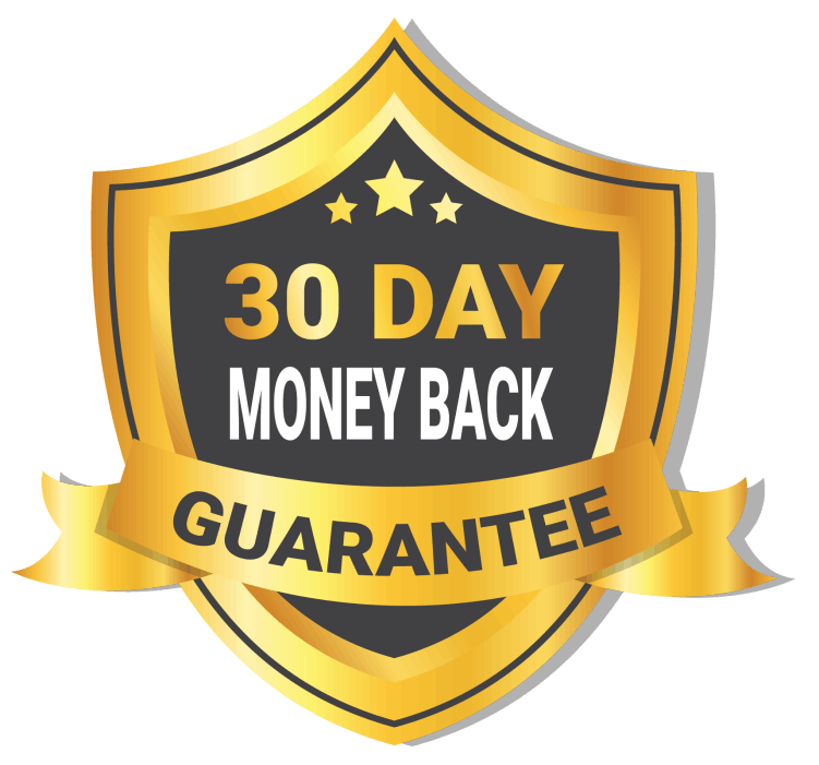 30 day Money Back Guarantee